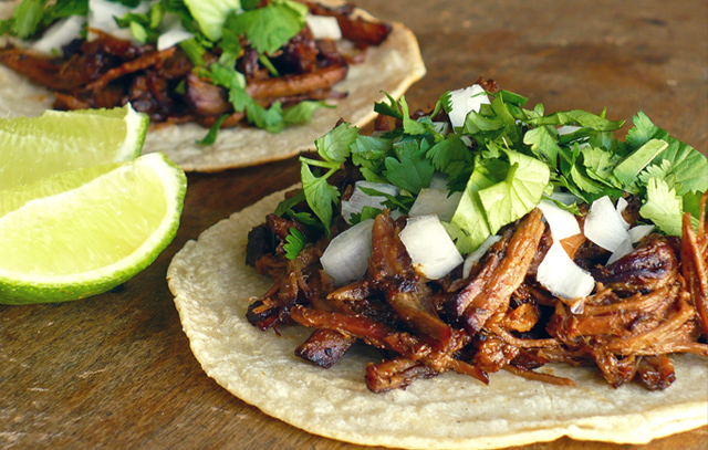 Tacos a la barbacoa